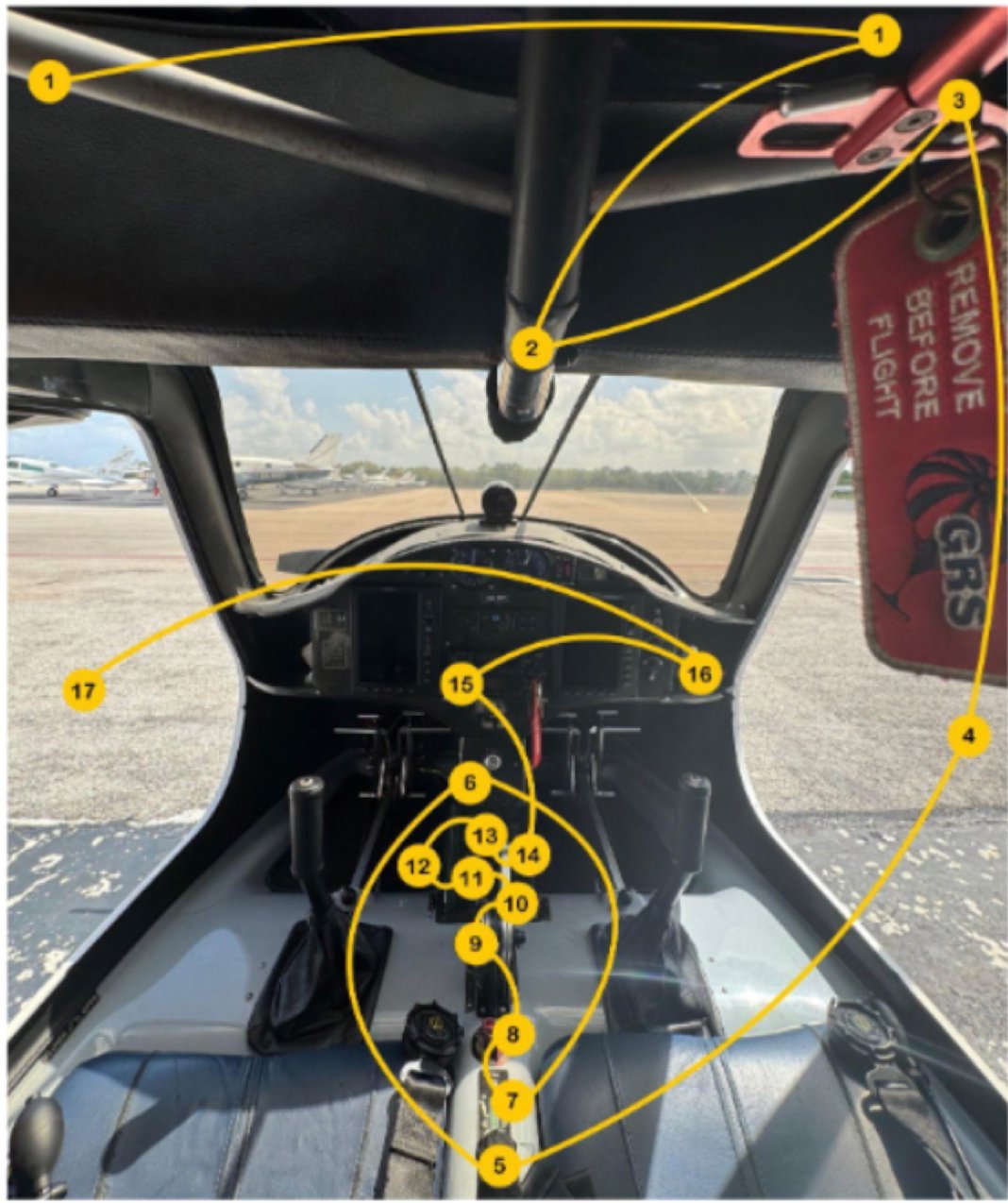 Flujo de cabina — BEFORE ENGINE START